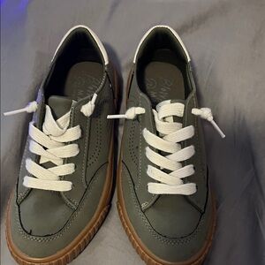 Blowfish Kids Olive Sneakers with White Laces